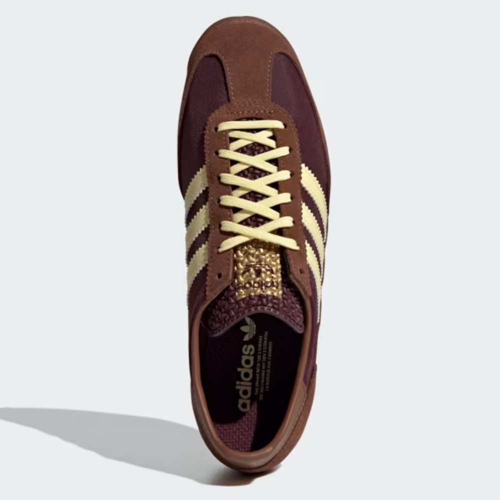 Adidas SL-72 Sneakers Maroon Almost Yellow Preloved Brown - size 8 - Picture 4 of 8